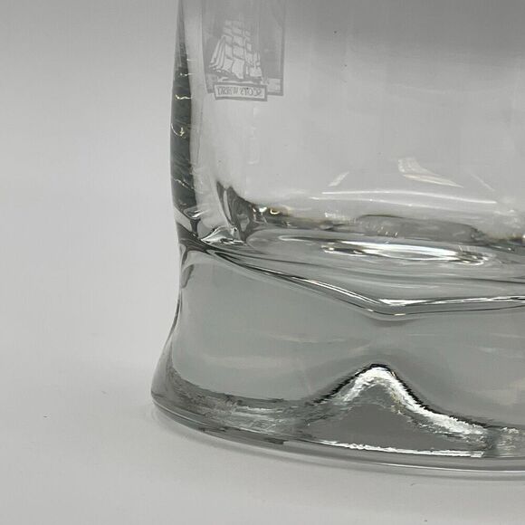 Set of 4 CUTTY SARK One Size Clear Scots Cocktail Whiskey Glasses High Ball NWOT - Picture 10 of 10